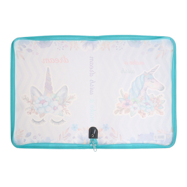 Папка для тетрадей А4 Молния вокруг "MAGIC DREAM" печать на пластике, 