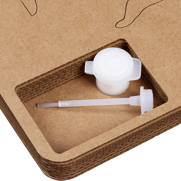 Конструктор из картона. Объёмная игрушка "Зайчик"