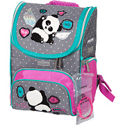Ранец "deVENTE. Mini. Panda" школьный жесткий 35x26x20 см, вес 800 г, 1 отделение на замке с кармано