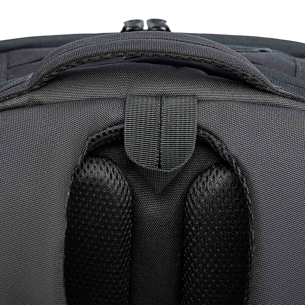 Рюкзак школьный с картхолдером на держателе (/2 черный - розовый)