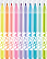 Фломастеры 10 цв. Maped PASTEL с заблокированным пишущим узлом, средний пишущий узел, смываемые, 10 пастельных цветов, в картонном футляре, 