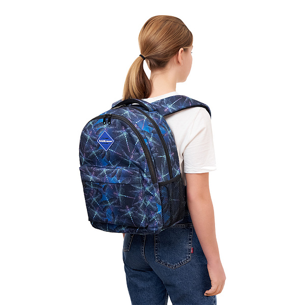 Рюкзак ErichKrause EasyLine® с двумя отделениями 20L Neon Dragonflies