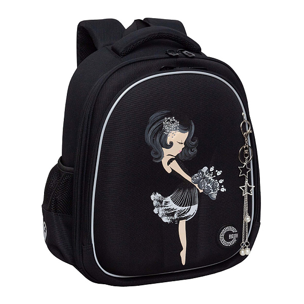 Рюкзак школьный с обвесом (/1 черный)