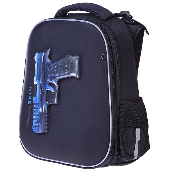 Рюкзак Hatber ERGONOMIC Classic -Gun- 37Х29Х17 см EVA материал 3D эффект светоотраж. 2 отделения 2 кармана