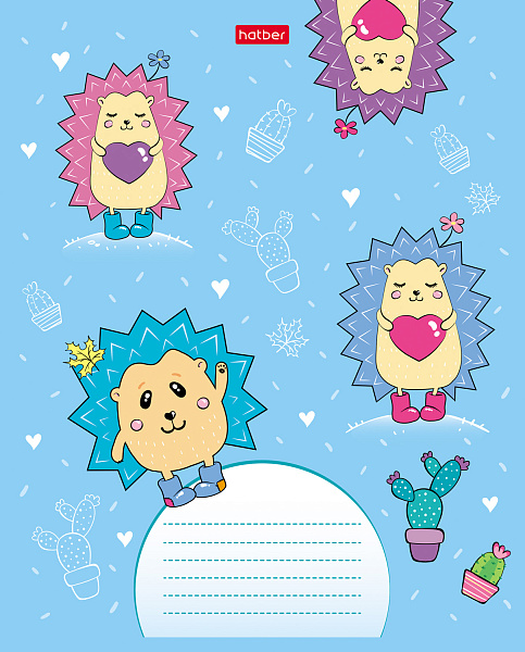 Тетрадь 12 л. лин. "Очаровашки" 5 диз.в блоке скругл.углы