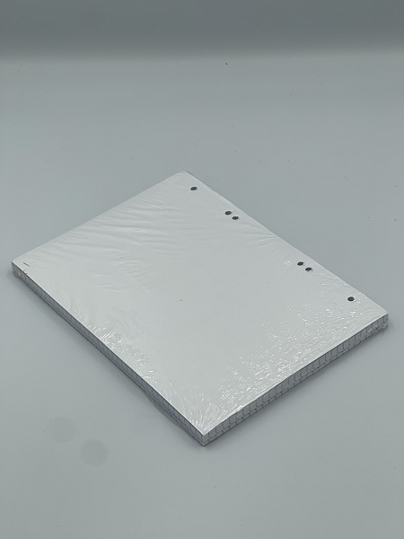 Сменный блок для тетрадей на кольцах А5, 120 листов, клетка, блок офсет, 60 гр/м, белизна 100%