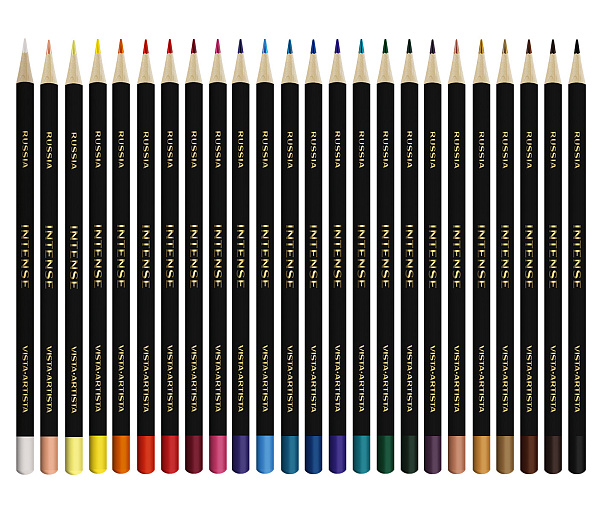 Карандаши 24 цв. "VISTA-ARTISTA" "INTENSE" заточенные  
