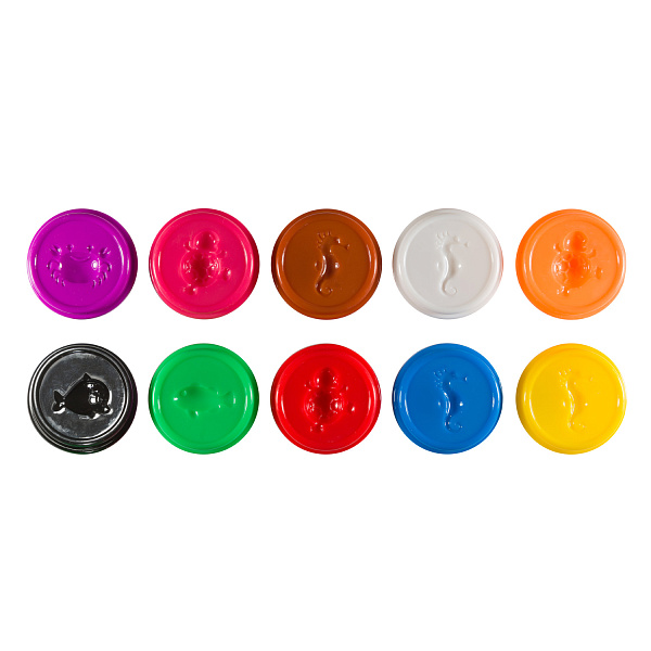 ПЛАСТИЛИН (ТЕСТО ДЛЯ ЛЕПКИ) НА НАТУРАЛЬНОЙ РАСТИТЕЛЬНОЙ ОСНОВЕ "HAPPYCOLOR", 10 ЦВ., 200 Г. 2 ВИДА