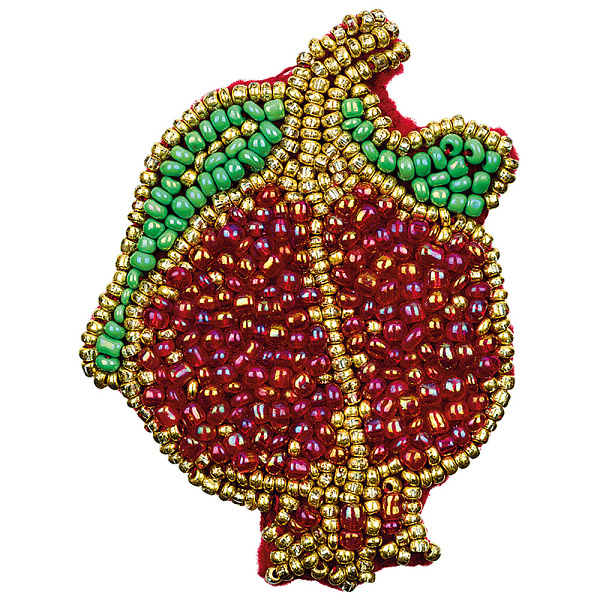 Набор для вышивания "Klart"  "Брошь. Гранат" 5  х 7  см