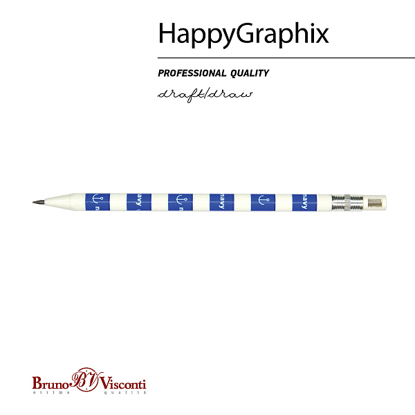 Карандаш цанговый 2 мм с точилкой "FunGraphix. Морская"