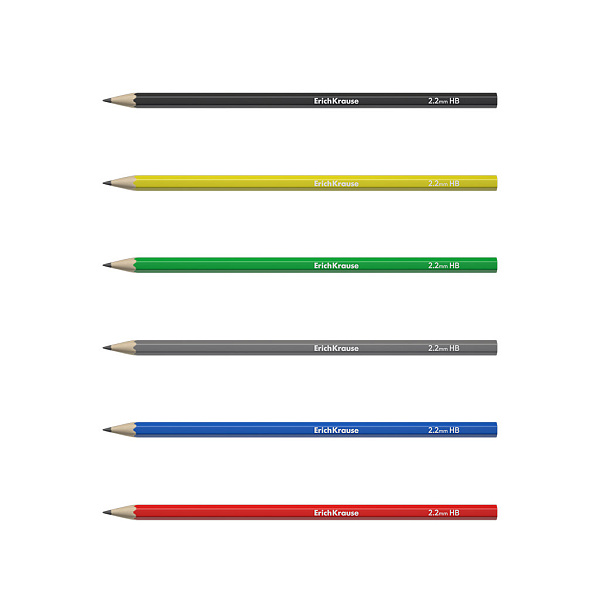 Карандаш ч/г ErichKrause® Classic 100 HB Пластиковый шестигранный (в коробке)