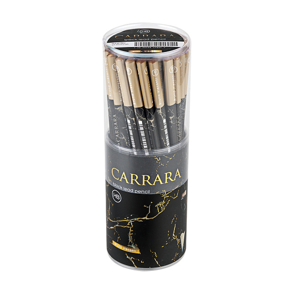 Карандаш ч/г HB "Carrara. Black" 