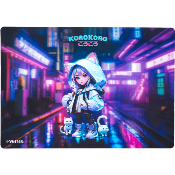 Накладка на стол 3D "deVENTE. Korokoro" 43x29 см, пластиковая 500 мкм, с цветным рисунком