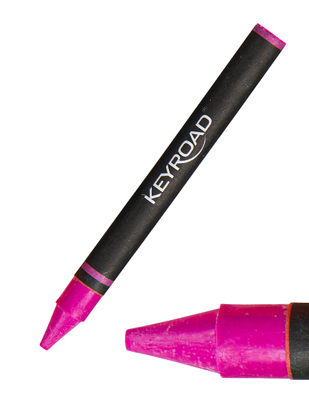 Мелки восковые KEYROAD Neon 12 цв. 8*90 мм, картонный футляр