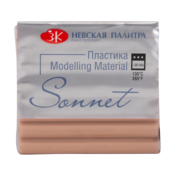 Пластика Sonnet брус 56 г., телесный средний