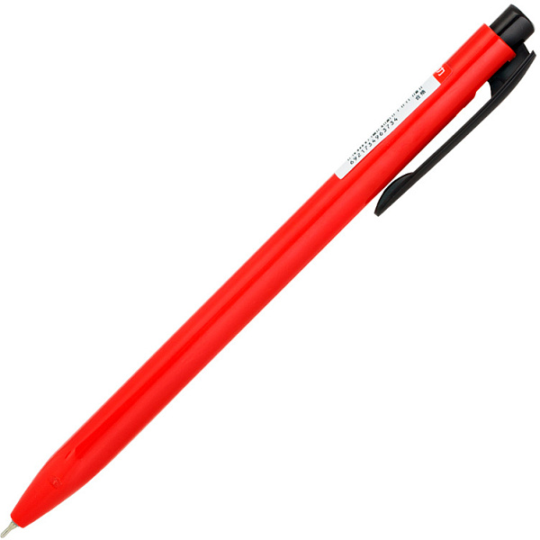 Ручка шариковая автомат. 0,7 мм Deli, Красная, корп.красный, 