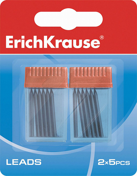 Набор грифелей для циркулей ErichKrause 2.0мм, HB (в коробке по 12 шт)