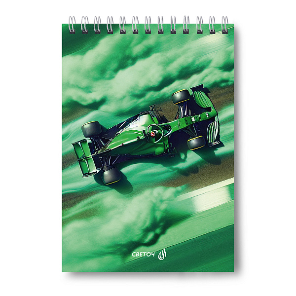 Блокнот А5 60 л. кл. на гребне "Нас не догонят" 01255  "Светоч"