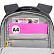 Рюкзак школьный с картхолдером на держателе (/2 черный - розовый)