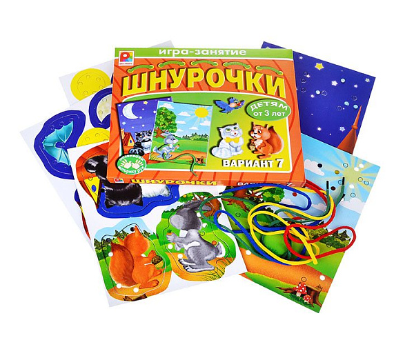 Игра развивающая "Шнурочки-7" 3+