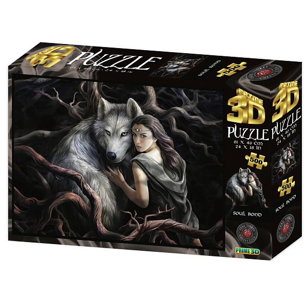 Пазл 3D "Душевная связь", 500 детал., 6+
