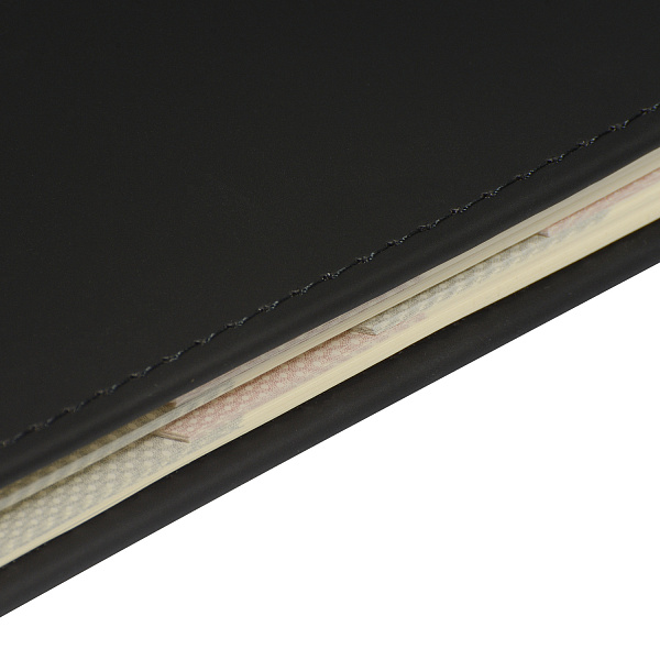 Ежедневник недат. А5 с индексами "VELVET INDEX" (ЧЕРНЫЙ) 