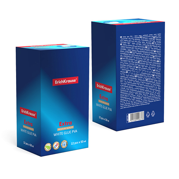 Клей ПВА 50 мл ErichKrause Extra, 