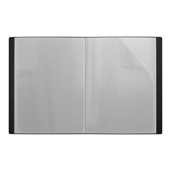 Папка 20ф пластиковая ErichKrause® Classic, A4, черный 