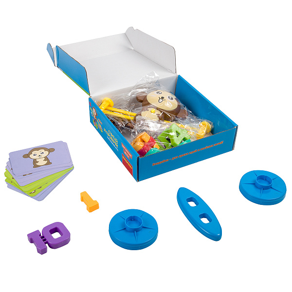 Игры обучающие Bondibon Настольная игра «СЧИТАЙ И ПРОВЕРЯЙ», BOX 25x7x25см