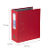 Папка-регистратор 125 мм "Expert Complete" Classic A4 PVC арочный механ. лён красный