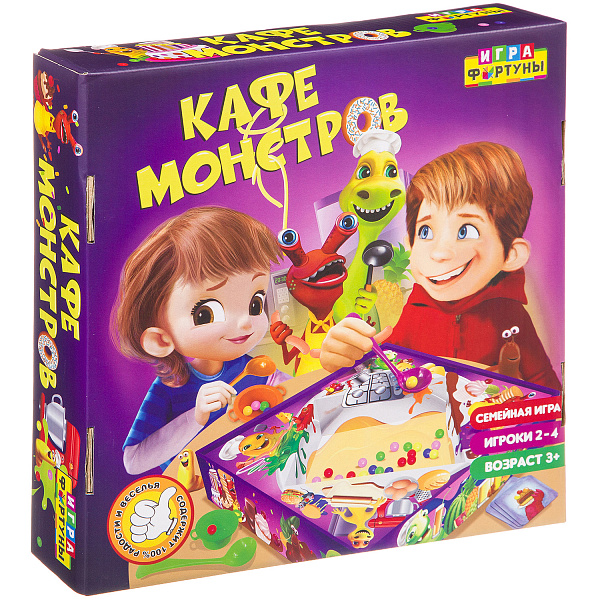 Настольная семейная игра "КАФЕ МОНСТРОВ"
