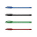 Набор из 4 ручек шариковых ErichKrause Neo® Stick Original 0.7, Super Glide Technology, цвет чернил: син, черн, красн, зел (в пакете)