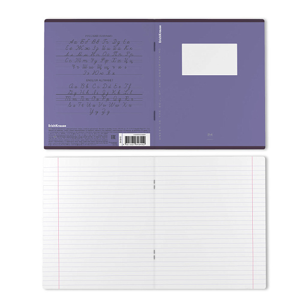 Тетрадь 24 листа в линию ErichKrause Unicolor Bright, MIX-PACK