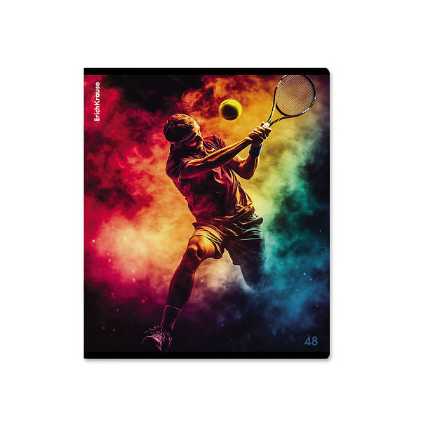 Тетрадь 48 листов в клетку "Champs", матовая ламинация  ErichKrause  _MIX-PACK