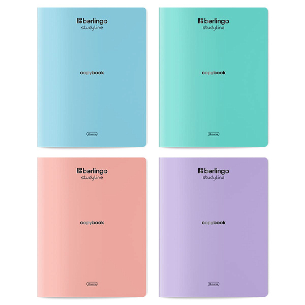 Тетрадь 48л., A5, клетка Berlingo "Instinct", 80г/м2, софт-тач, ассорти