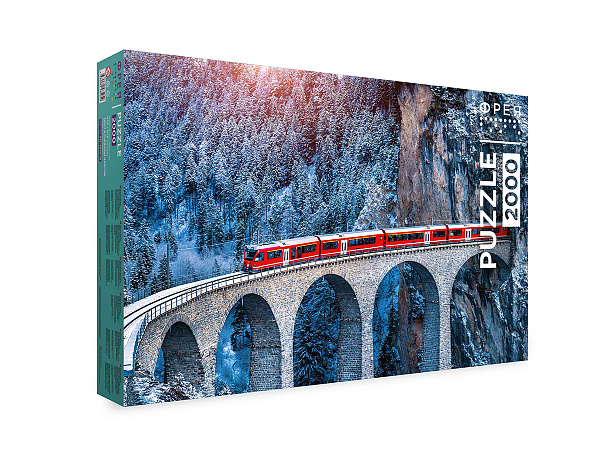 Пазл 2000 эл. "Мост в снежном царстве" "ФРЕЯ"