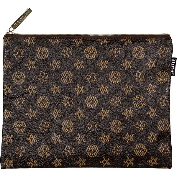 Папка для тетрадей А5 "deVENTE. Monogram" на молнии сверху, искусственная кожа до -40C с антивандаль