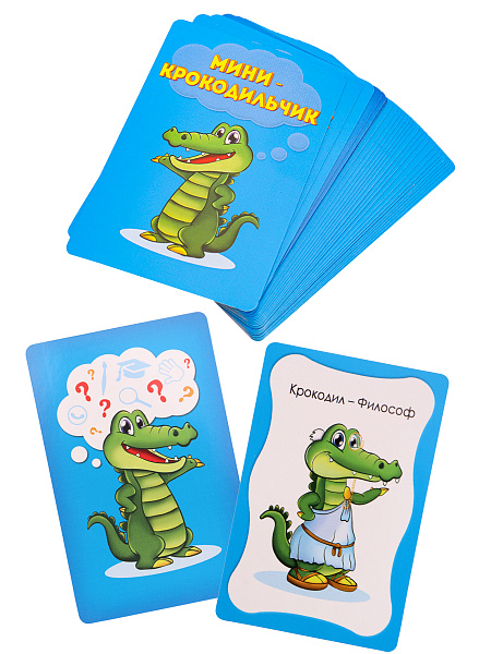 Игра развивающая ИГРА В СЛОВА "Мини-крокодильчик" 