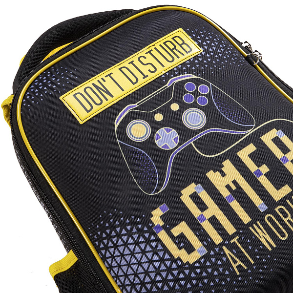 Рюкзак Hatber ERGONOMIC MINI -Gamer- 35Х27Х13см EVA материал нагрудная стяжка светоотраж. 1 отделение 2 кармана и 1 потайной на спинке