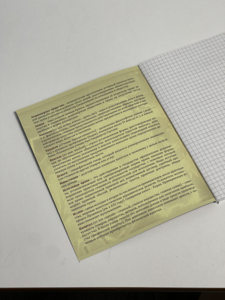 Тетрадь предметная 48 листов "Ассоциации" Обществознание, со справочным материалом, обложка мелованный картон, блок офсет