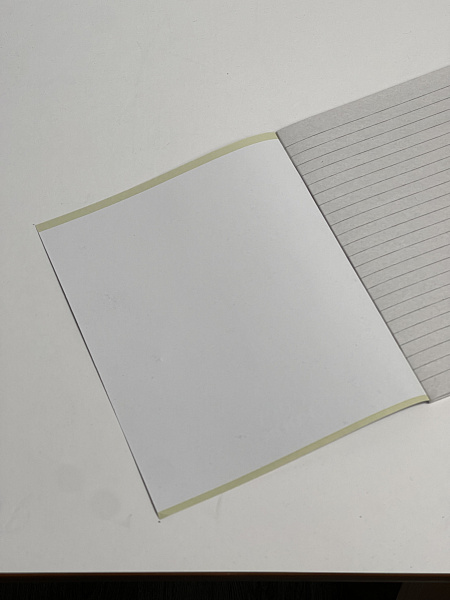 Тетрадь 36 листов, линейка, обложка мелованная бумага, блок №2, синяя