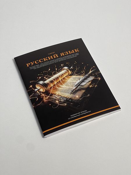 Тетрадь предметная 48 листов "Ассоциации"  Русский язык, со справочным материалом, обложка мелованный картон, блок офсет