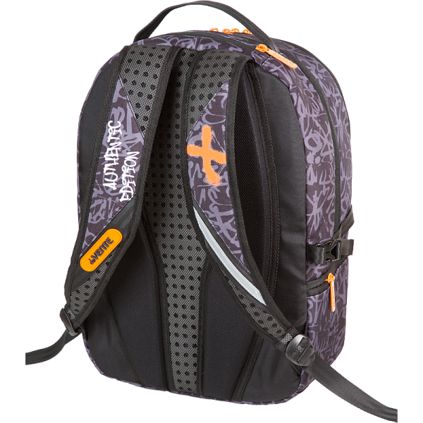 Рюкзак "deVENTE. Label. The X Graffiti" подростковый 39x30x17 см (19 л) вес 750 г, эргономичная вент