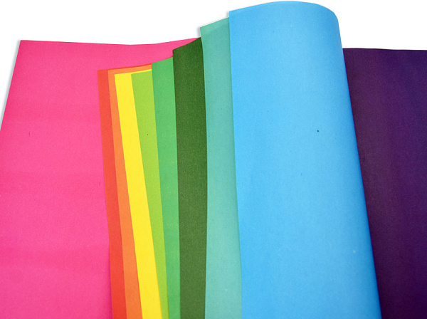 Бумага цветная двусторонняя А4 16 цветов 16 листов "Девочка с зонтиком"