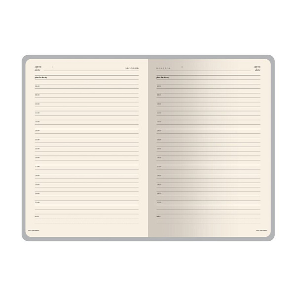 Ежедневник недат А5+ "CLASSIC" (СЕРЫЙ)