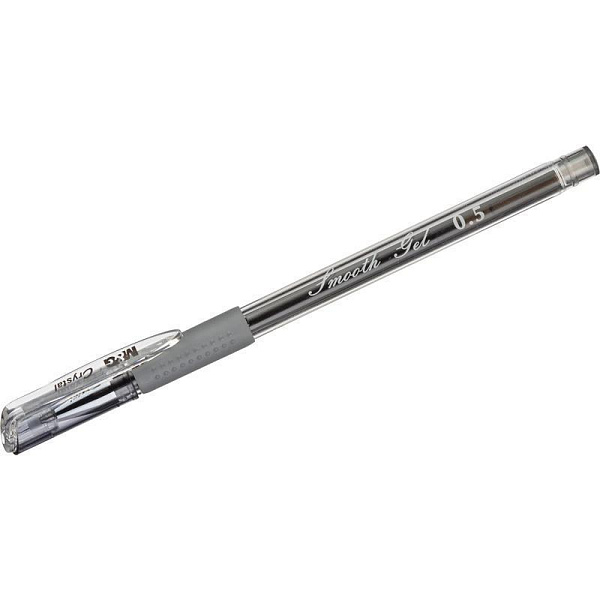 Ручка гелевая 0,5 мм M&G ЧЕРНАЯ манж черный 