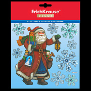 Набор наклеек ErichKrause® Decor Дедушка Мороз 18х23см
