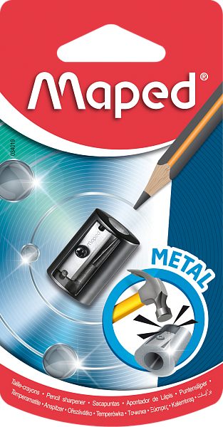 Точилка 1 отв. Maped SATELLITETE метал., современный дизайн 