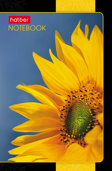 Блокнот 48л А7ф 65х100мм 3-х цв. блок клетка Обл. мел.бумага ламинация на клею серия -Цветочная галактика-