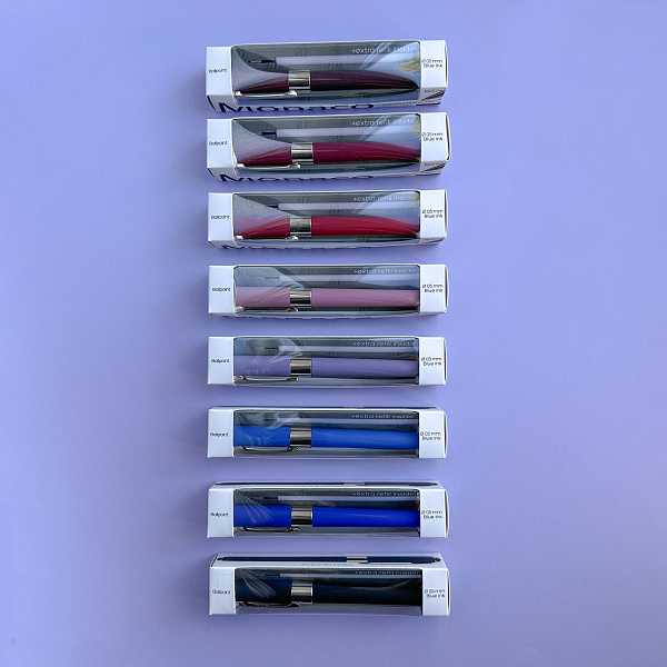 НАБОР: РУЧКА "MONACO" ШАРИКОВАЯ 0.5 ММ, СИНЯЯ (бордовый корпус) С ДОПОЛНИТЕЛЬНЫМ СТЕРЖНЕМ (10702070/100224/3059312,КИТАЙ)